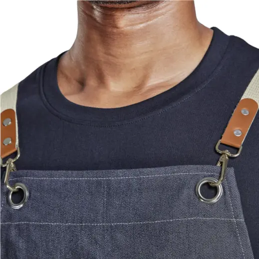 Oliver Bib Apron Up Close Straps